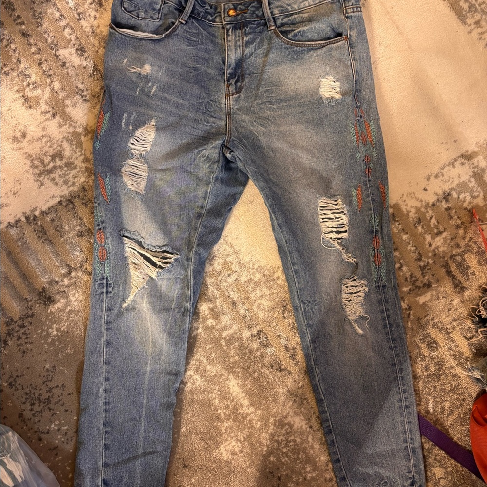 Zara Trafaluc Blue Denim Jeans